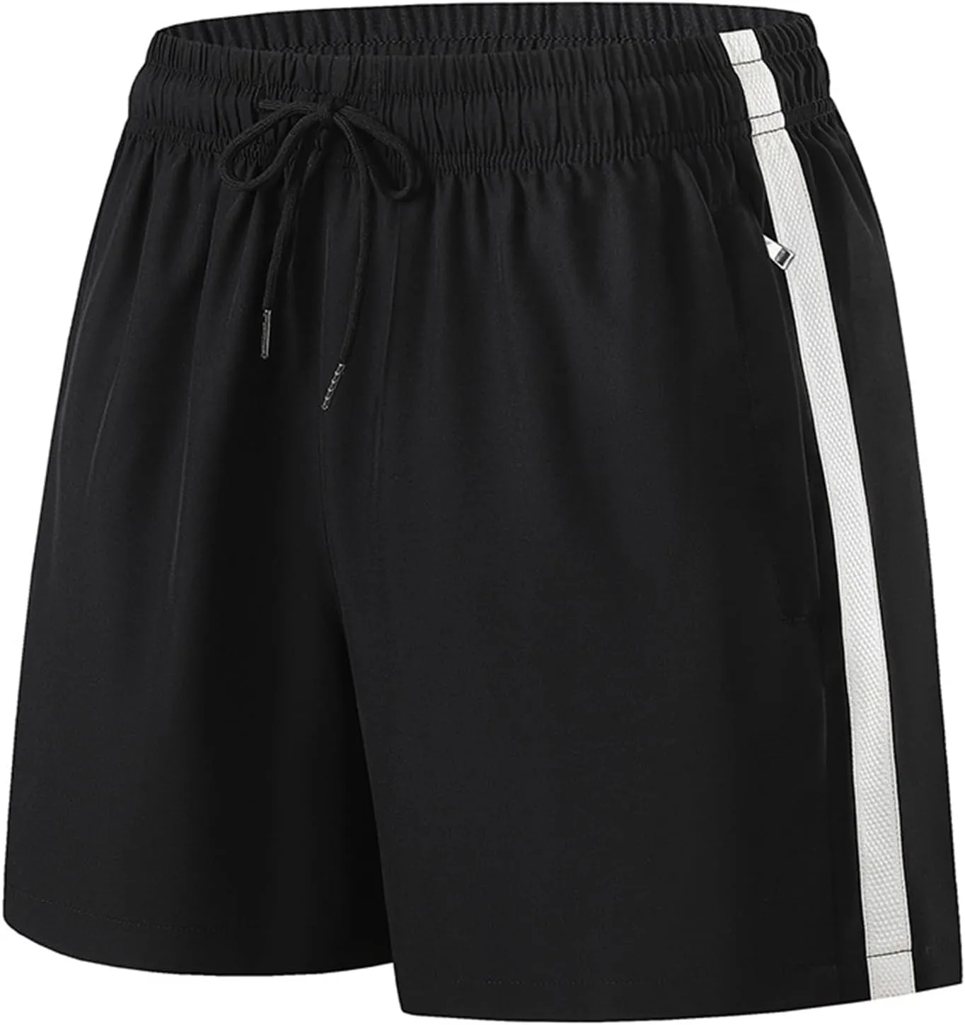 Workout Shorts for Men with Zipper Pockets Stretch Quick Dry Athletic Shorts Summer Basketball Sports Gym Running Pants