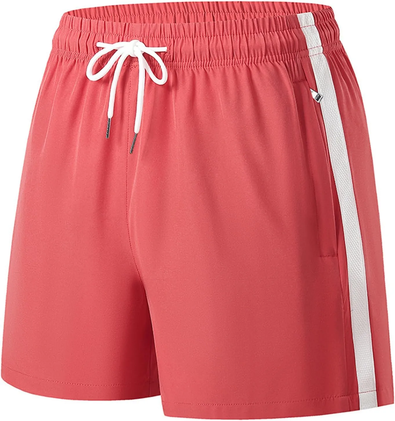 Workout Shorts for Men with Zipper Pockets Stretch Quick Dry Athletic Shorts Summer Basketball Sports Gym Running Pants